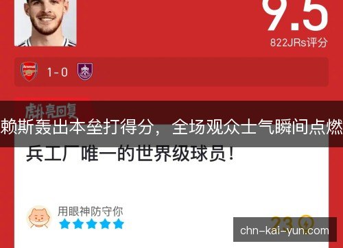 赖斯轰出本垒打得分，全场观众士气瞬间点燃